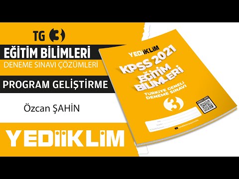 YEDİİKLİM Türkiye Geneli Deneme Sınavı 03 - PROGRAM GELİŞTİRME ÇÖZÜMLERİ - Özcan ŞAHİN