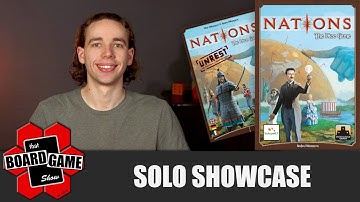 Nations: the Dice Game + Unrest Expansion | Solo Showcase