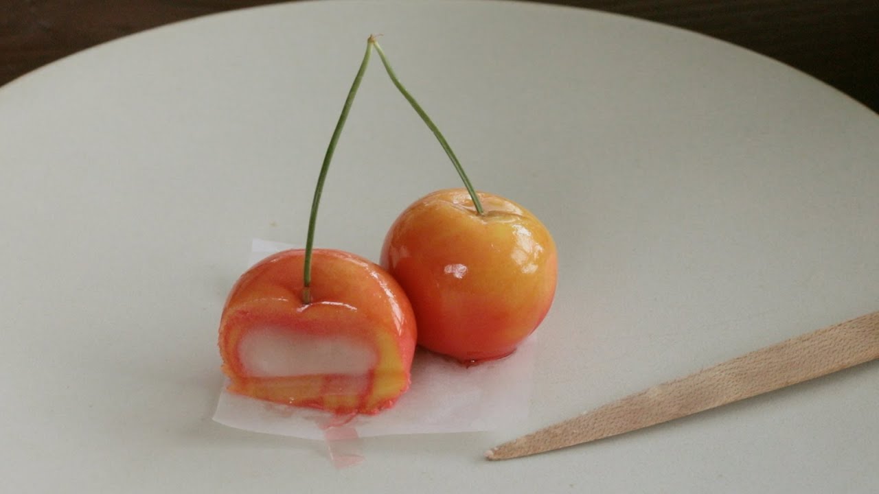 화과자 ㅣ체리 How to make Wagashi nerikiri Cherry 和果子