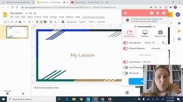 Screencastisfy - recording a browser tab