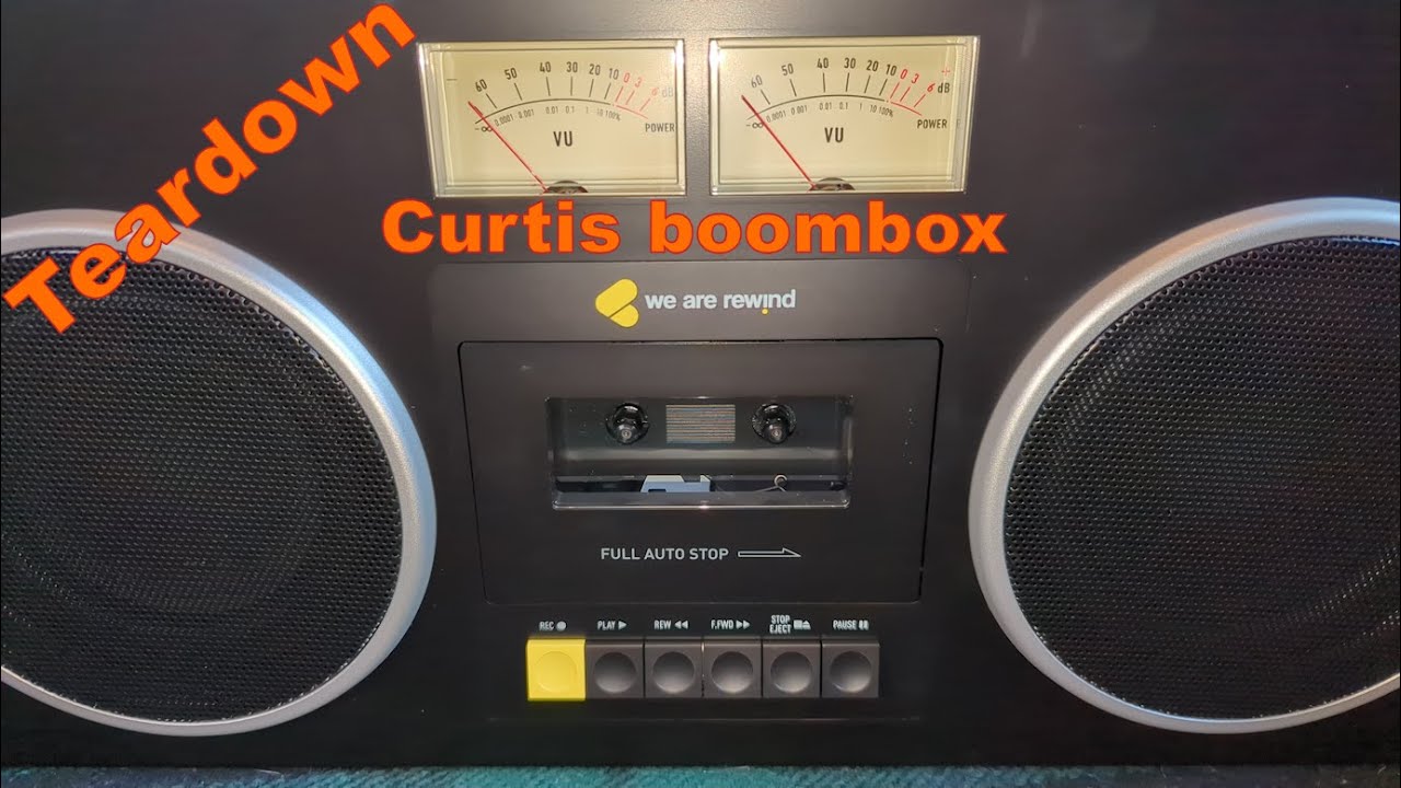 We Are Rewind Curtis Boombox TEARDOWN! GB 001 series GB 20250922