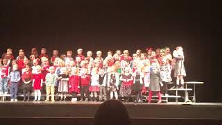 Jaxon’s Preschool Christmas Program 12/18 “Santa Claus Is Coming To Town”