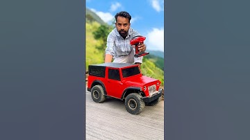 Biggest Remote control Mahindra Thar unboxing and testing outdoor
