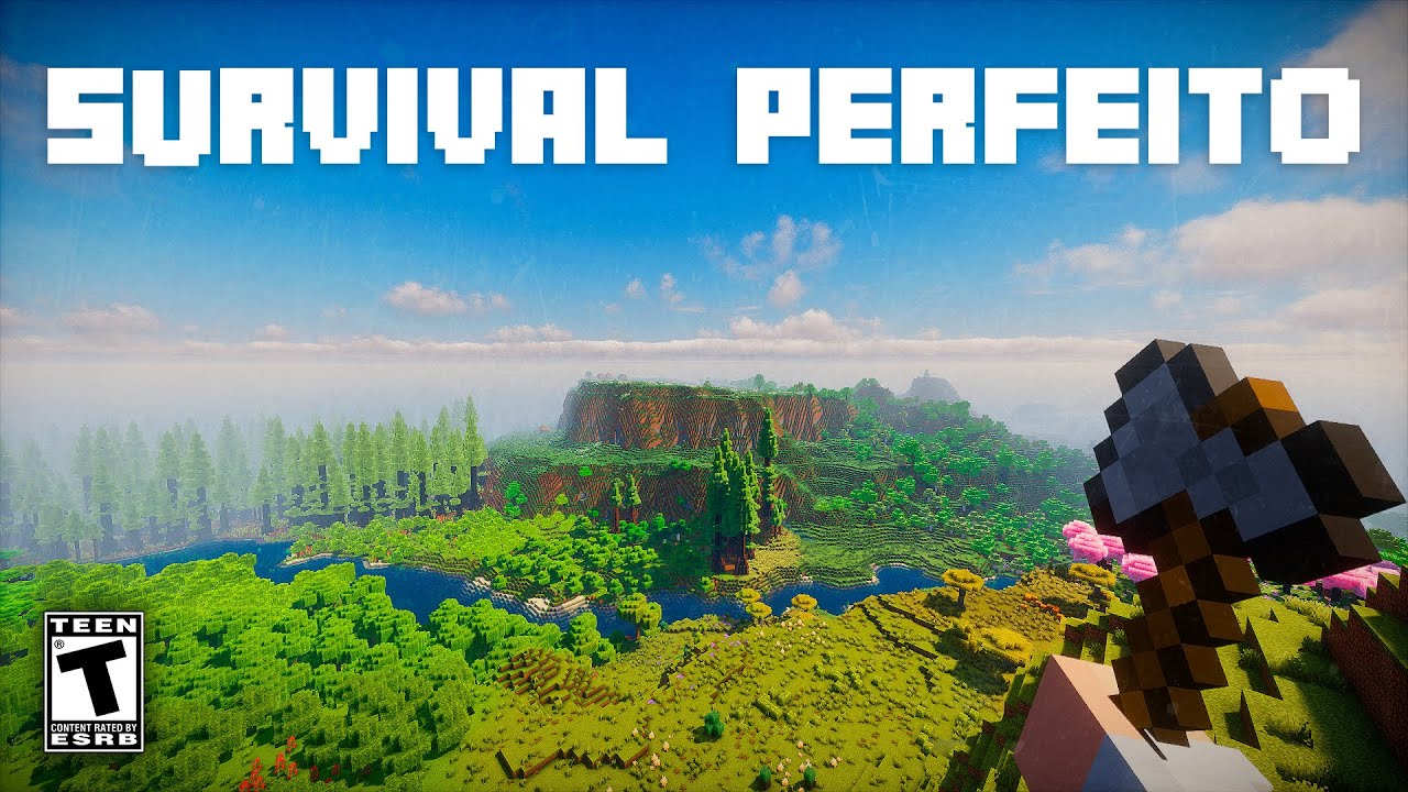 EU FINALMENTE CRIEI o SURVIVAL PERFEITO no MINECRAFT! 🍂