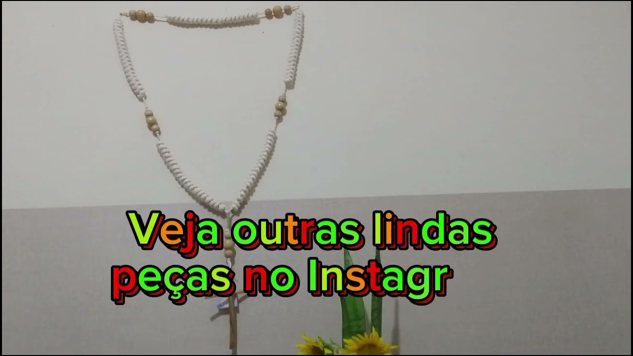 TERÇO MACRAMÉ DA @art.debarbante