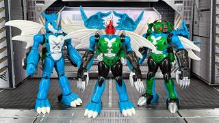 DNA Digivolving Paildramon / ExVeemon / Stingmon Toy Review - Digimon Adventure 02 - Bandai 2000