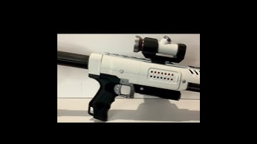 Modified NERF Elite Rampage - The STAR-PAGE!  #shorts #nerf #nerfmod #blasters