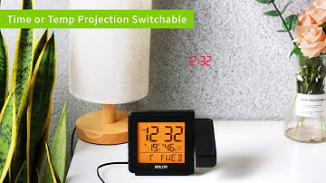 B0367STHR projection alarm clock promotion video