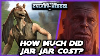How Much Money Did I Spend on Jar Jar Binks?  Star Wars Galaxy of Heroes