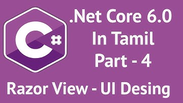 .NET Core 6.0 , OpenAI (ChatGPT), MVC Tutorials in tamil | Part -4 | தமிழ் | UI Design - Razor View