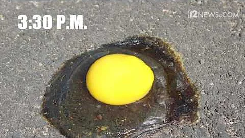 Phoenix heat wave: Can an egg actually cook on asphalt in 118 degrees? - DayDayNews