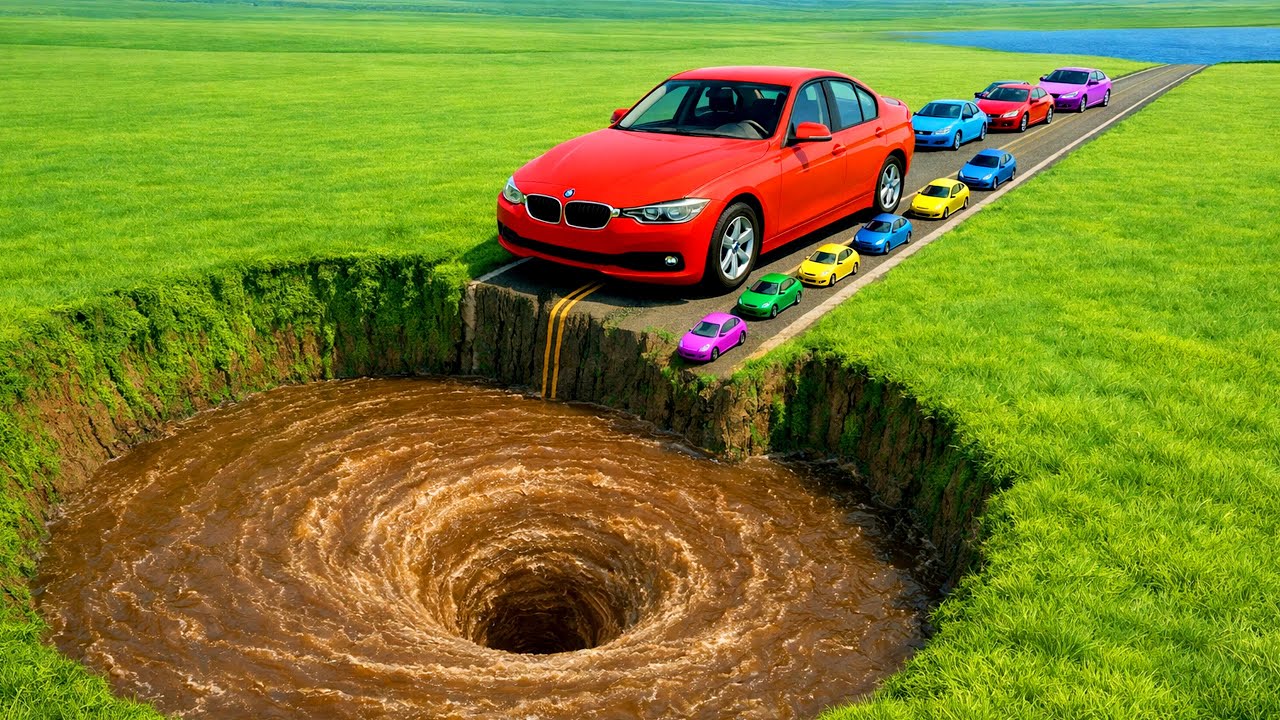 🔥 BIG & SMALL CARS vs MONSTER PIT REMIX 2 – BeamNG.drive Ultimate Crash Compilation | Impala BeamNG