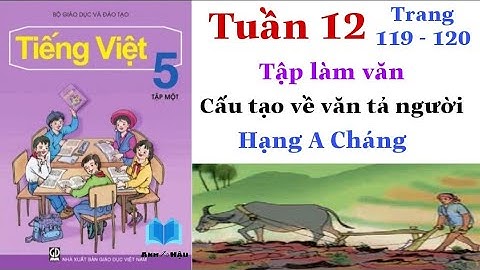 Tiếng Việt Lớp 5 | Tuần 12 | Tập làm văn | Cấu tạo bài văn tả người | Trang 119 - 120