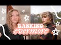 tier ranking Taylor Swift songs // evermore edition