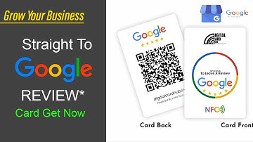 How to make a Google Review Tap Card ||Free Google Review Card🪪 NFC Card kaise order Kare ? #2024 4