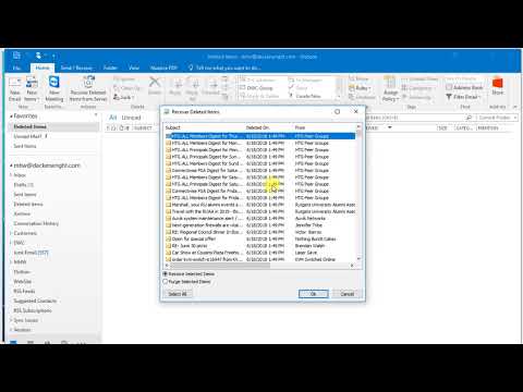 Video: Jak Obnovit Soubory Aplikace Outlook