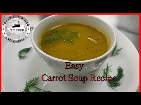 वीडियो: डिल गाजर का सूप