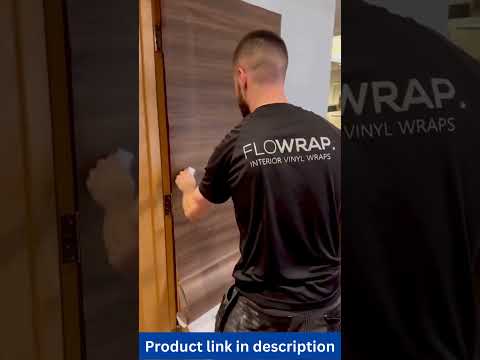 Wood Grain Garage Door Wrap