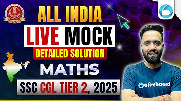 SSC CGL Tier 2 2025 Maths Mock Test | 15 Dec LIVE Solution & Questions | By Manish Sir | Oliveboard