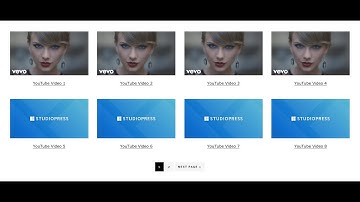 Genesis YouTube Video Grid Widget