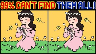 Spot The Difference : Difficult Brain Exercise Quiz for Adults [Find The Difference #294]