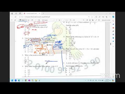 Full test Est1 may 2024,حل وشرح محاوله ايست ١ math  Mr.Bayoumy المحاوله كامله