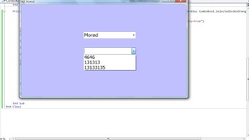 How to populate combobox based on another combobox selection item in sql server vb.net With Code