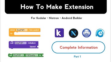 How To Make Extension For Kodular,Niotron, Android Builder || Part 1 ||  Rajaks Gyan