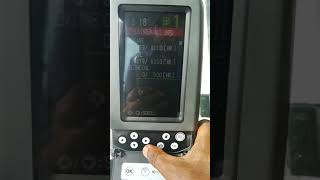 cat 336D2L excavator display  Maintenance information check