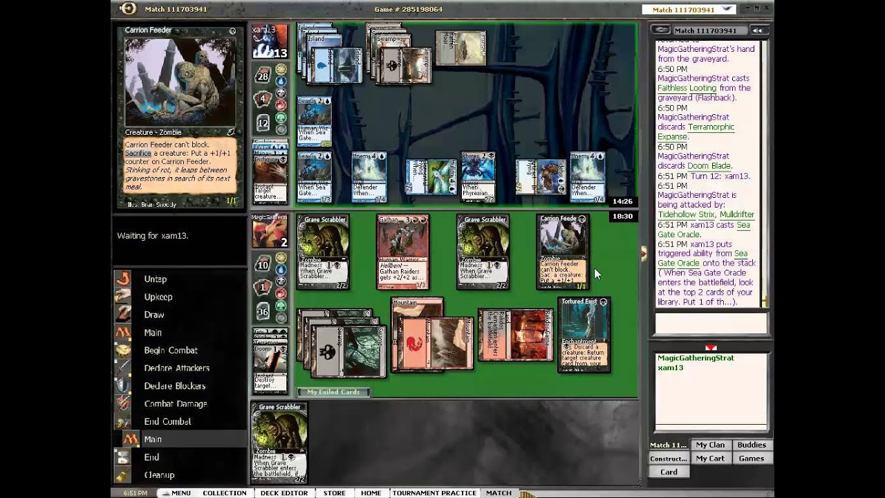 Pauper Rocky Horror vs UB Control Blessing