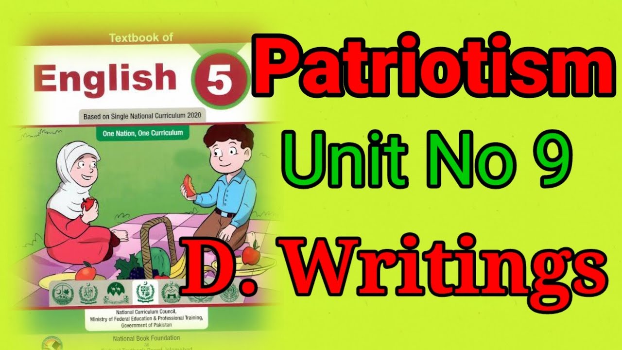 English Class 5 Book| Unit No 9 | Patriotism| C. Language Focus | Ghulam Abbas Zone of success