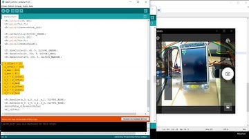 Arduino DUE  + ILI9340 + servo motor