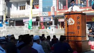 Begini Ceramah Bupati Toraja Usai Salat Id