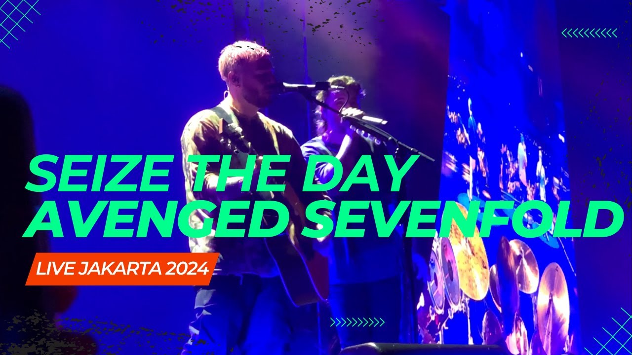 Avenged Sevenfold - Seize The Day (Zacky Singing) Live Stadion Madya GBK - Jakarta (May 25, 2024)