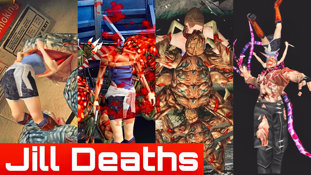 RE3 | Ryona | Jill [Blue Strapless] Repeated Deaths in the Mercenaries Mode