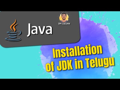 How to Install JDK (Java) in windows -Telugu | IM CSEIAN