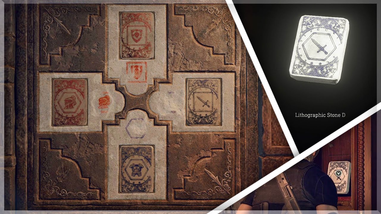 Castle Lithograph Puzzle: How to easily complete Castle Lithograph Puzzle  in Resident Evil 4 Remake