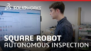 Square Robot - Autonomous Inspection In Harsh Environments - Solidworks