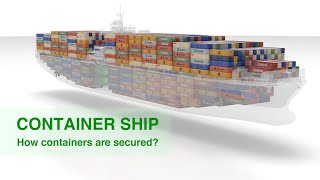 How A Container Ship Secures Containers  Design, Safety, Container Locating