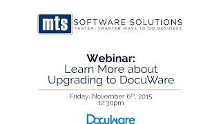Webinar: Upgrading to DocuWare 11.6.15