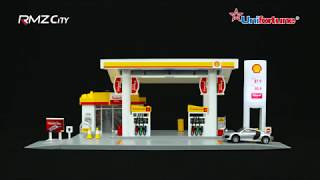 RMZ City　シェル　ガスステーション RMZ CITY 1:64 GAS STATION PLAYSET - YouTube