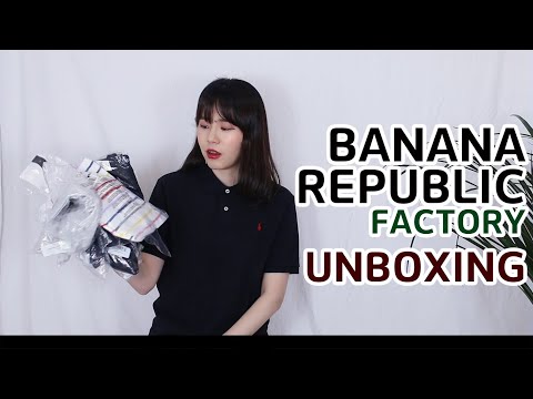 해외직구 추천 브랜드 바나나리퍼블릭팩토리 기본템 쇼핑하울 / banana republic factory unboxing shopping haul, review