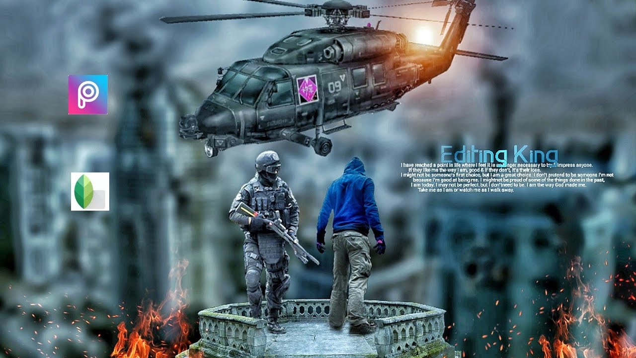 Kidnappeding heavy Manipulation Photo Editing Tutorial | Photoshop cc vs PicsArt | Royal Editing