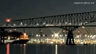 raw: cargo ship loses power, crashes into the baltimore bridge