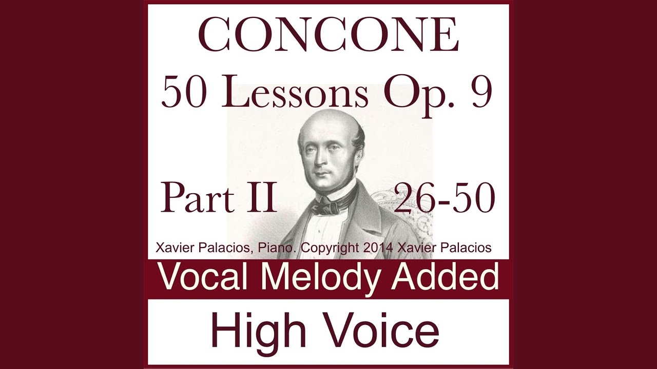 YouTubeで50 Lessons, No. 41 in A Major, Op. 9 (Melody Added)を視聴