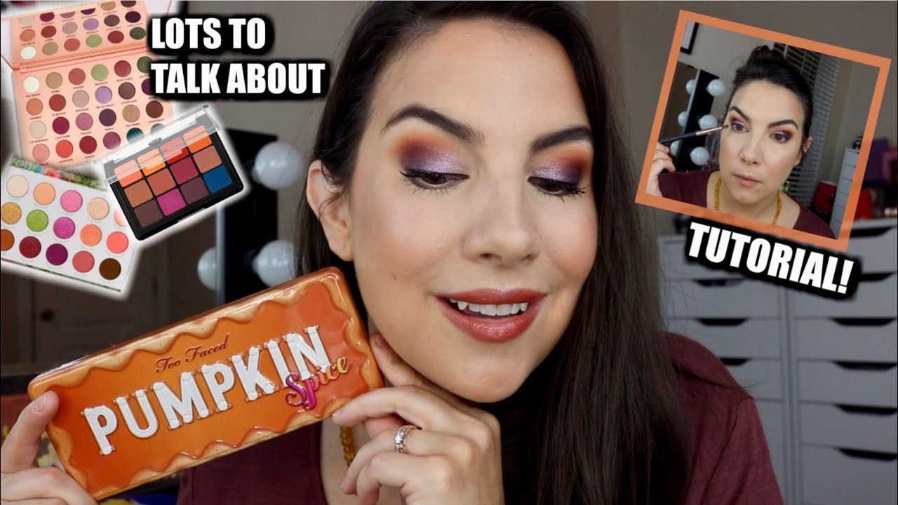 TOO FACED PUMPKIN SPICE PALETTE... Hit or Miss? - YouTube