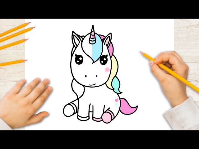 Como Desenhar Baby Unicornio Fofo, Como Desenhar Baby Unicornio Fofo, By  Araras Buffet