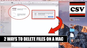 2 WAYS TO DELETE FILES & EMPTY THE TRASH ON A MAC - NEW