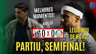 TUDO IGUAL E PALMEIRAS NA SEMIFINAL! | SANTOS 0X0 PALMEIRAS