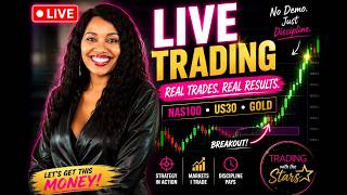 Full Live Trading and Learning | NASDAQ | GOLD | SILVER | Financial Freedom Journey Guide